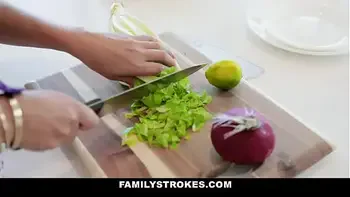 Tight latina stepmom sucks stepsons cock