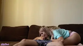 Horny Teen Pleased Guy With Anal Riding - Letty Black