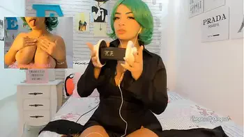 ASMR INTENSE porn ear licking Tatsumaki cosplay teasing and making you cum