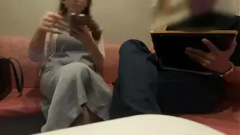 やらせなし完全リアル【個人撮影】【隠し撮り】顔もカラダも綺麗すぎ　30歳OLがリモートワーク中に抜けがけカラオケ【顔出し】【近距離】スタイル抜群S級美乳　そして　抱擁セックス