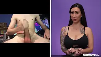 Hot or not? Uncut Monster Cock She Reacts Lilly and Nova