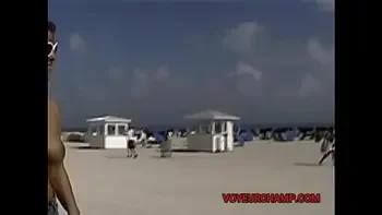 Exhibitionist Wife 37 & 42 Pt1 - MILF Heather Silk Public Shaved Pussy Flash For Topless Beach Voyeur!!!