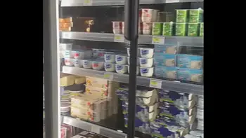 Monika Fox Came Fully Naked To The Grocery Store For Shopping Part 1