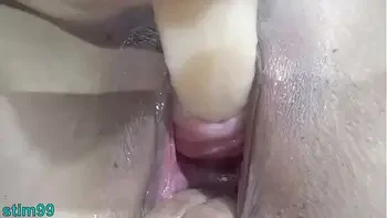 Kinky Lesbians Fucking Peehole with Dildo Each Other