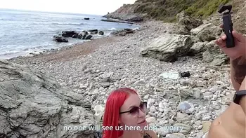 Pickup on the Beach ended with an orgy in a Public place!