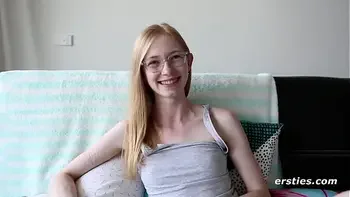 Ersties: Cute Blonde Girl Fingers Her Wet Pussy