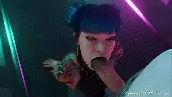 Sexy big tits 3D Cyberpunk MILFs get fucked raw