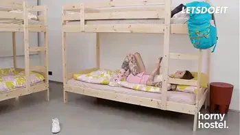 Perfect Tattooed Babe Eden Ivy Has Her Pussy & Asshole Stretched Good By The Panty Sniffer In Hostel Room - LETSDOEIT