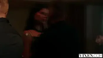 VIXEN Pretty & petite Evelin has surprise date away from BF