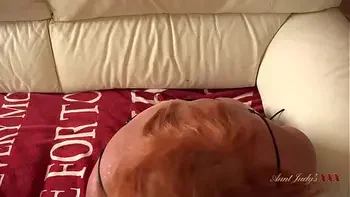 AuntJudysXXX - Your Mature Big Tit Stepmom Melanie wants to fuck you (POV)