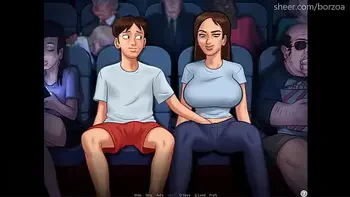 Stepsister:Make me cum in cinema now