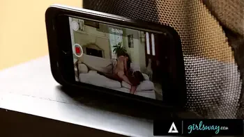 GIRLSWAY - Upset Reena Sky Makes a Sex Tape With Hot Neighbor Chanell Heart as Payback PART 1 AND 2