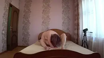 Real sex of a mature couple and cheating on her husband on a family bed. Chubby MILF gives a blowjob to a fat lover and cum on big boobs. PAWG doggystyle. Home fetish. Amateur oral.