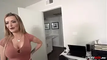 My busty stepmom would not let me go out on my date