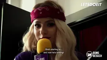 German Pornstar Lilli Vanilli Receives Deep Pussy Fuck From Horny Fan - LETSDOEIT