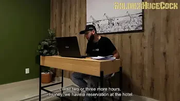 While my MILF wife is working, she hired a Mexican whore... My wife discovers us and pays her more money to fuck without a condom