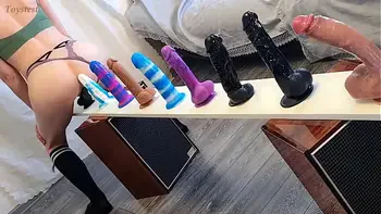 Choosing the Best of the Best! Doing a New Challenge Different Dildos Test (with Bright Orgasm at the end Of course)