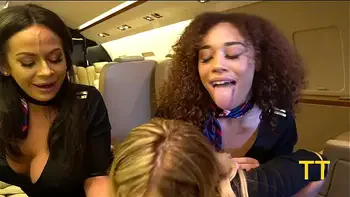 Teddy Gets a Triple Bj on a PJ - Private JET Blow Job - Emma Bug Willow Ryder Kiki Klout - TT S1E6