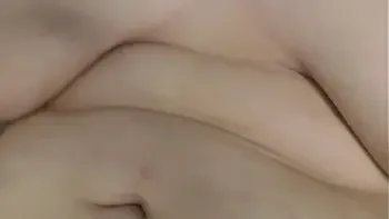 Cheating wife with a big natural boobs get double creampie in pussy and cum play after sex!