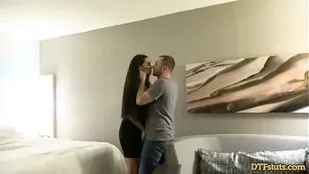 DTFSluts -Hot Presley Maddox asked for hard fuck by big dick James Deen