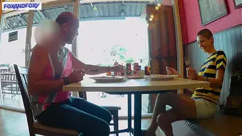 Cum inside me! Sex in public toilet and creampie