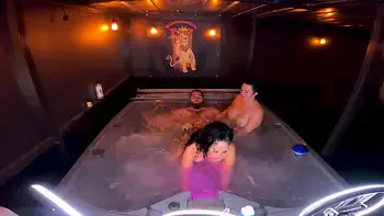 Hot Tub Threesome With Queen Rogue and Mandi May WCA Productions