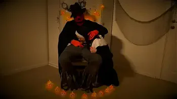 pumpkin king came to a humble nun for Halloween