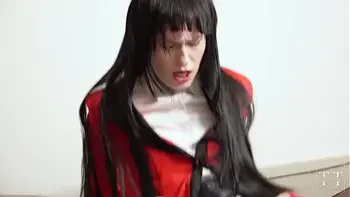 Yumeko Jabami was defeated and humiliated by drinking her rival's cum! Crazy Excitement, anime, hentay