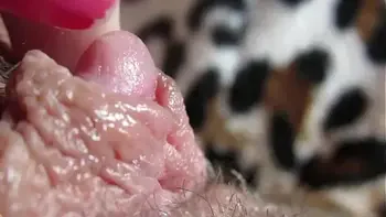 Extreme Closeup On My Huge Pulsating Clit Head