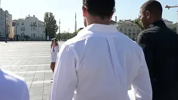 Horny Babe Eveline Dellai Invites Tourists Back For No Strings DP Fuck Frenzy GP2830