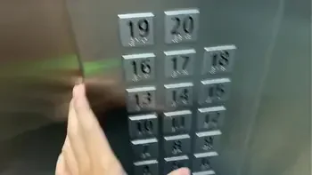 Sex in public, in the elevator with a stranger and they catch us