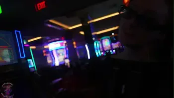 Super Hot White Slut Raven Vice Gets Greeted And Seduced By Old Man At The Golden Gate Casino In Las Vegas