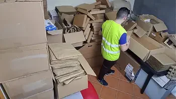 Sexy latina goddess boss catches employee on the phone