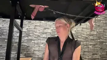 Femdom Milking Table/Chair Ruined Orgasm Cumpilation
