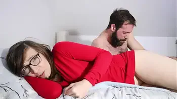 I sneak into my step Father-in-law bed and he gives me Multiple Orgasm