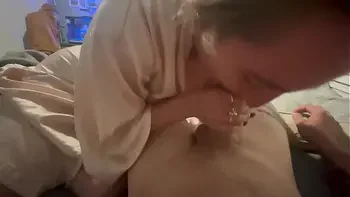 Stepmom Caught Son Jerking Off and Fucked him