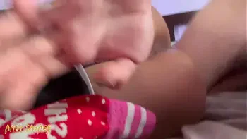 amateur CUM SOAKED Petite Latina pussy