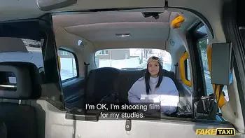Fake Taxi Sexy Film Student makes her very own sex tape with a taxi driver