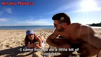 Picking Up A Big ASS CUBAN From The Public BEACH - Rosie Cage