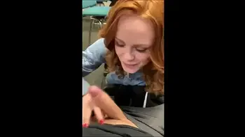 Sucking my boss dick behind other workers