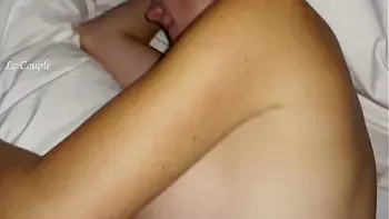 Real amateur couple's unedited midnight POV home video including mutual masturbation and huge creampie