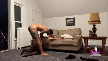 Petite slut in stoking got fucked rough in every position on the books.