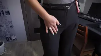 Secretary Pants Too Tight So They Rip Open