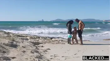 BLACKED - She was alone on vacation until she found two BBCs