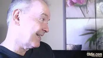 Nice tits and perfect nympho butt for naughty grandpa