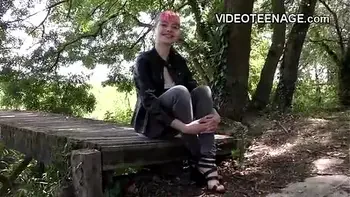 Luna does her first porn in 18 years old