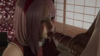 Made Sakura suck l 3d hentai uncensored Naruto