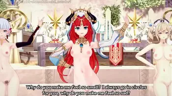 Genshin Impact: 【MMD】EVERGLOW - Adios REMAKE (Nilou, Ayaka, Barbara)