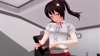 無修正アニメ　いもーとがアナルを責めながら、寸止め手こきオナサポ