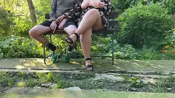 Sight of my mother-in-law's natural big tits made me cum profusely